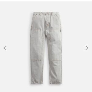 Ksubi Gray Straight-Leg operater pants